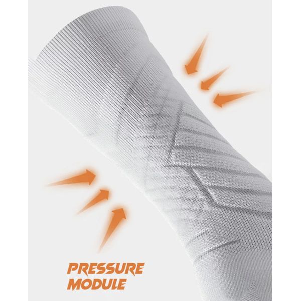 Men Breathable Cushioned Basketball Socks Crew Performance Sports Socks