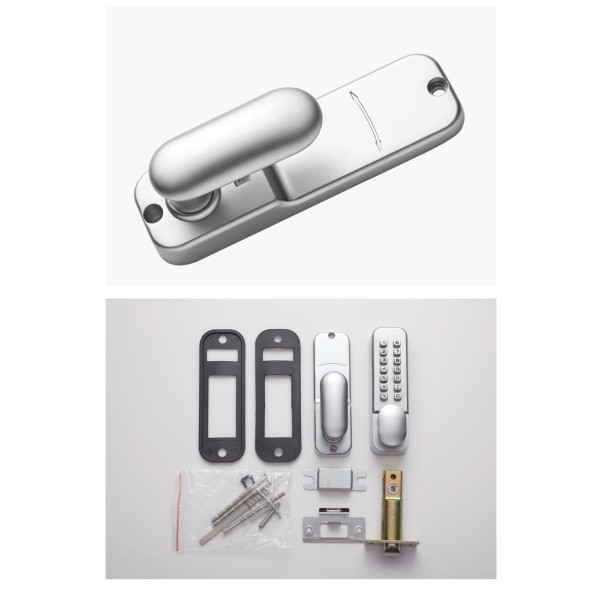 Zinc Alloy Mechanical Password Door Lock Keyless Waterproof Button Digital Password Entrance Door Household