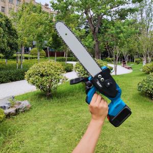 Wholesale 650w Cordless Handheld Mini Chainsaw 12in 21v Handheld Battery Operated Chainsaw from china suppliers