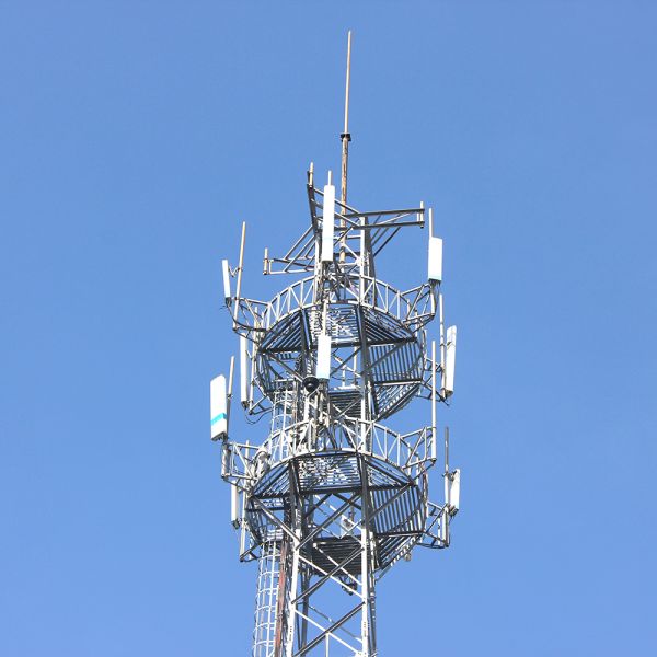 230kv Lattice Tower Self Supporting Tapered Galvanized