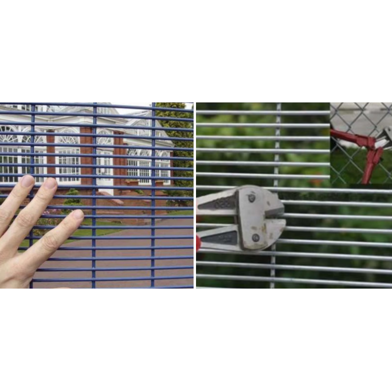 Clear View Galvanized Small Hole Anti Cut 358 Security Fence For Garden