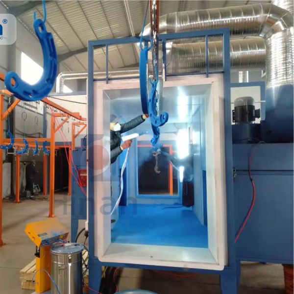 Personalized Overhead Paint Line Conveyor Powder Coat Paint Line For Lightweight Items