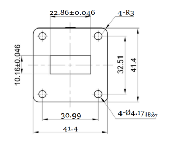 8.2-12.4GHz WR-90 WAVEGUIDE LOAD