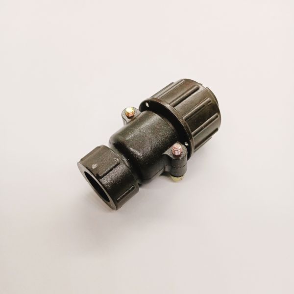 P16 connectors P16K4P 2-Pin Jack Female Socket Waterproof Connector with IP68 Rating, Gold-Plated Terminals, and Aluminum Alloy Casing