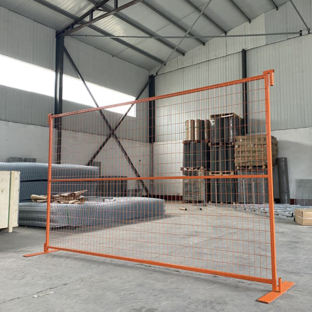 Stackable Water Ballast Temporary Security Fence Depot Friendly Rapid Deploy