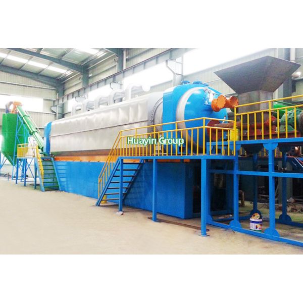 Fully Continuous 30Ton Capacity Huayin Plastic Pyrolysis Plant High Automation