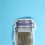 Tall Mason Jar Stand-Up Zipper Storage Bags For Noodles Or Pasta