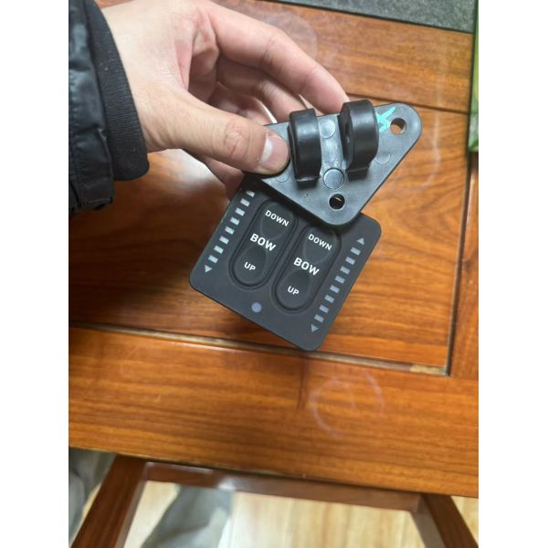 Trim Tab Switch LED Integrated Indicator Tactile Kit, 12V boat actuator, Replacement for Lenco trim tab kit