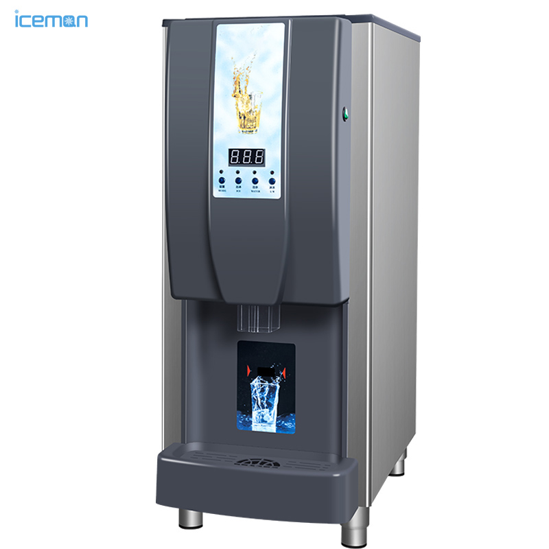 ICW-80 Nugget Ice Make Machine Granular Ice Icecube Maker Machine Maquina De Gelo Em Barra Ice Cube Maker With Water Dispenser