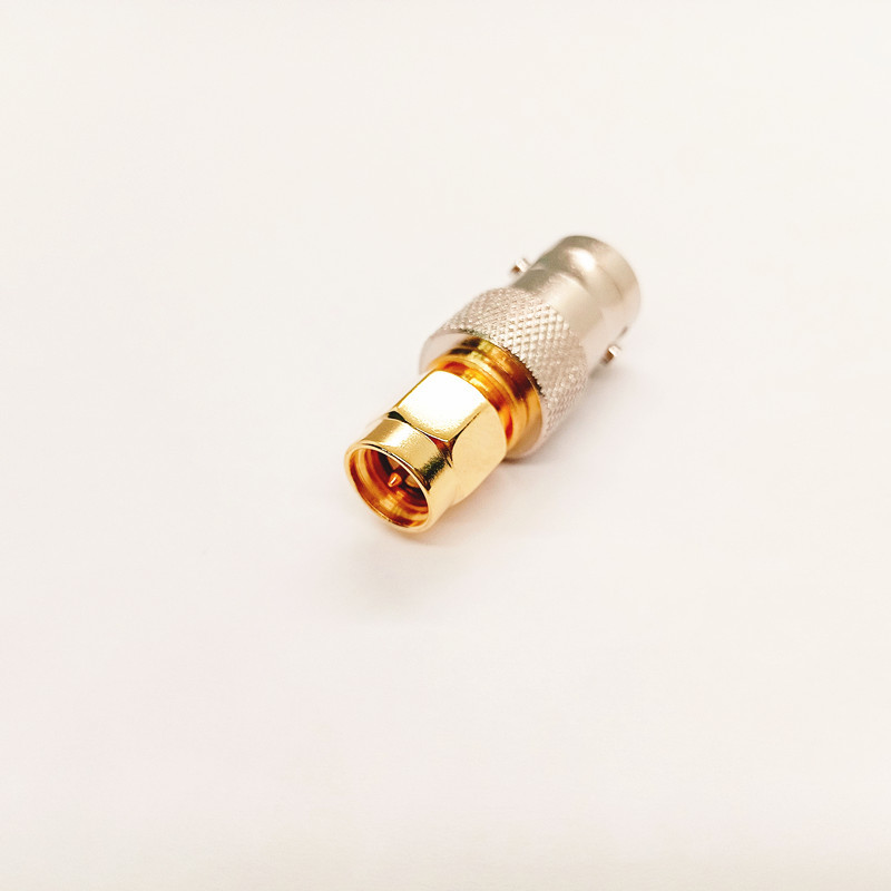 Gold-plated brass SMA Female Right Angle PCB Connector DC-6GHz RF Coaxial Connector SMA-KYWE