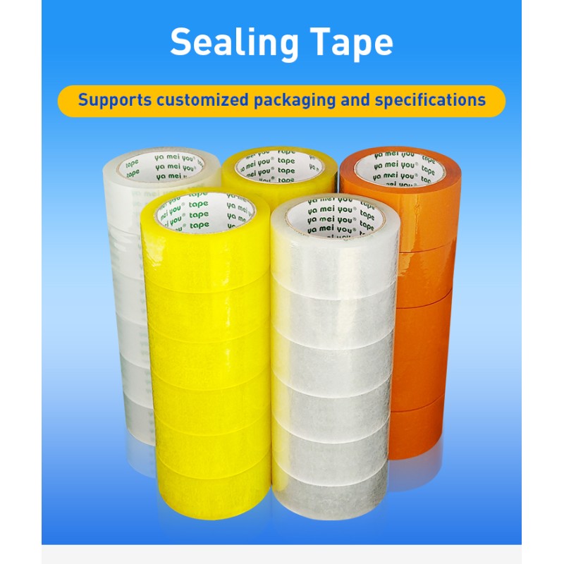 Long Lasting BOPP Clear Packaging Tape Strong Adhesive For E Commerce Shipping