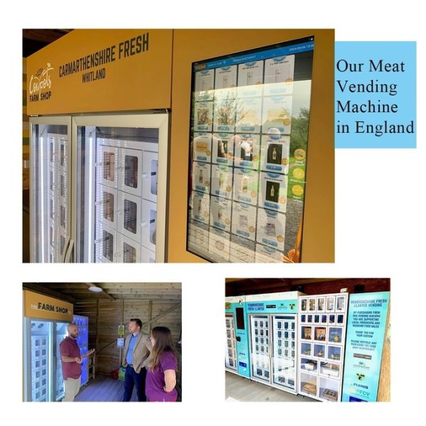 Bakery Locker Vending Machine 20 Lockers with 3-20C Cooling System