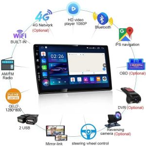 7 9 10Inch Car Multimedia Video Player with CarPlay-Android Auto and Stereo