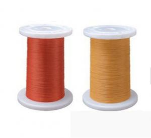 China TIW Wire Triple Insulated Copper Wire Size 0.75mm Yellow Color on sale