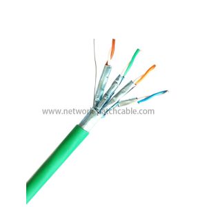 Wholesale High Speed FTP Cat 7 Network Cable 4 Pair 22AWG Green 305 m/roll from china suppliers
