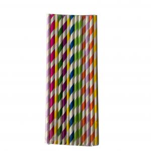 China Colorful Paper Drinking Straws Bubble Tea Straws With CMYK Pantone on sale