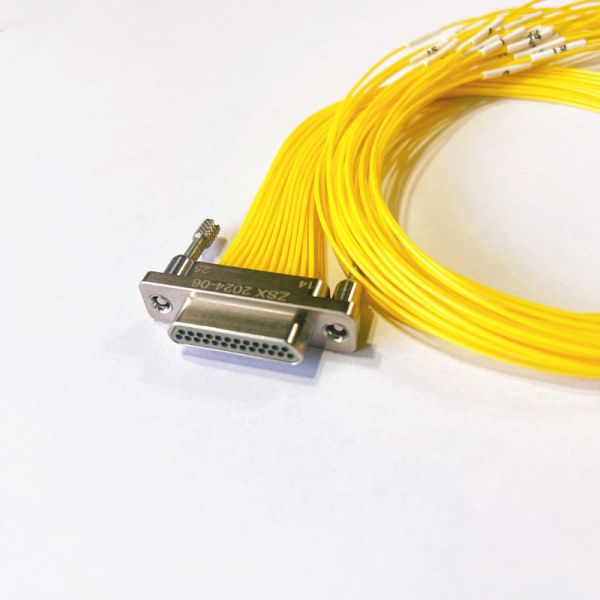 25 Pin Metal Body Micro-D Connector with Wide Temperature Range for Industrial Applications