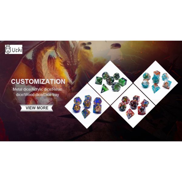 Green Resin Digital Dice Set Multi -Faceted Tablet Game Dice#Rpg#Dnd#Coc