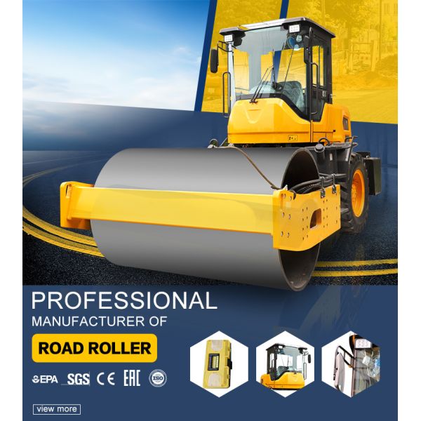 6Ton 8Ton 10Ton Diesel Single Drum Padfoot Smooth Road Roller Compactor Vibratory Asphalt Roller for Sale