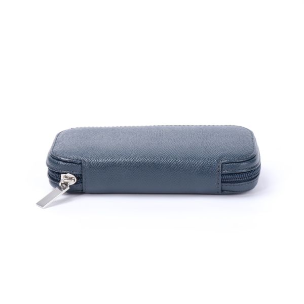 Custom Logo Leather Watch Boxes Handmade Luxury Style Leather Zipper Travel Case