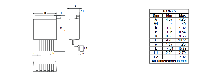 AP1501A-12K5G-13 PWM 150KHz 5A Switching Voltage Regulators