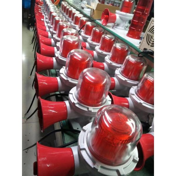 Explosion Proof LED Warning Light with Siren