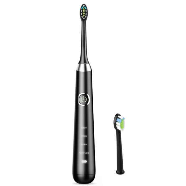 Waterproof IPX7 Low Noise Sonic Electric Toothbrush with Four Smart Working Patterns