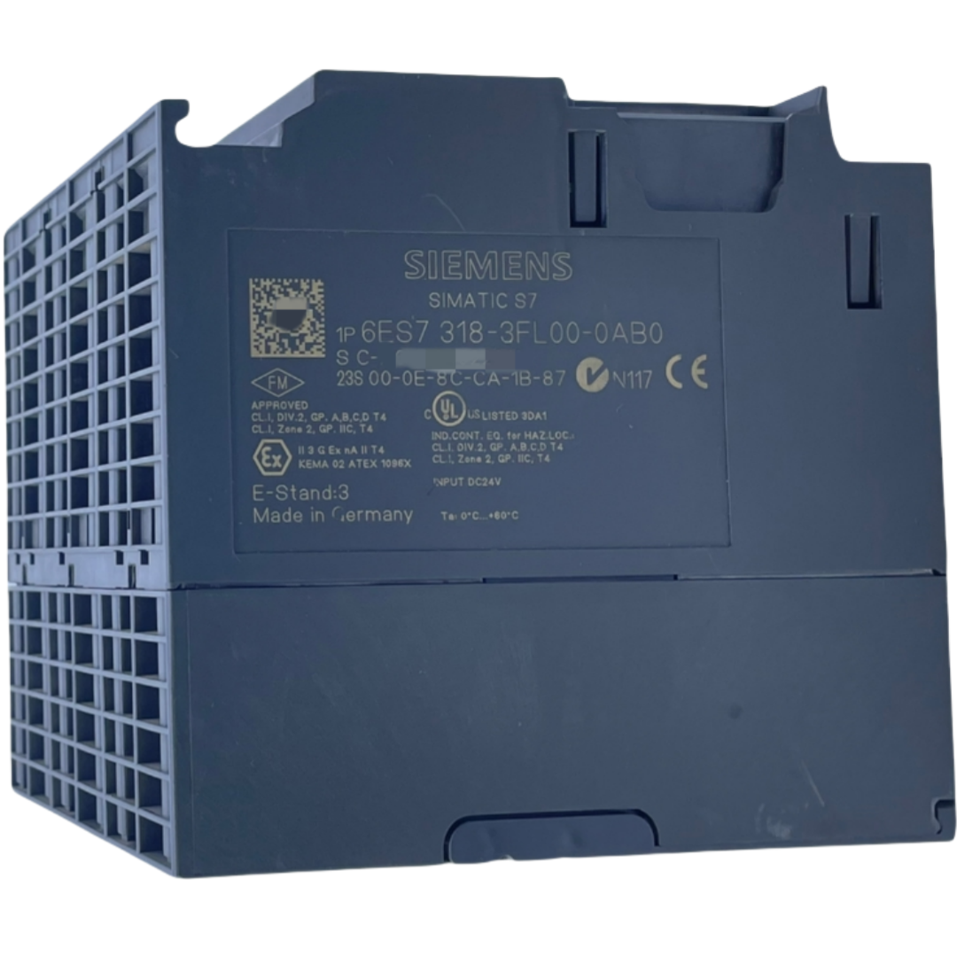 SIEMENS 6ES7318-3FL00-0AB0 SIMATIC S7-300 CPU319F-3 PN/DP, CENTRAL PROCESSING UNIT WITH 1400 KB WORK MEMORY