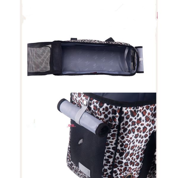 New Leopard Pet Outdoor Products Dog Carriers Shoulder Bags