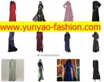 High quality printedfashionable silk women muslim long skirt
