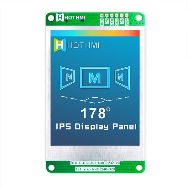 2.8 Inch UART Display Module , 240x320 Intelligent Display Modules