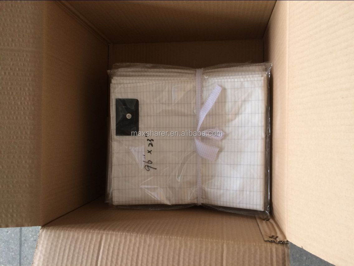 Conductive Earthing Bed Sheet Organic Cotton Ground Esd Conductive Grounding Bed Sheets With EMF Grounding 15FT Cord Protect