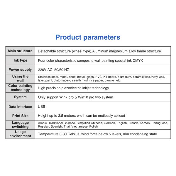 Portable UV Flatbed Printing Machine 2 In 1 Wall And Floor Printer With Tracks