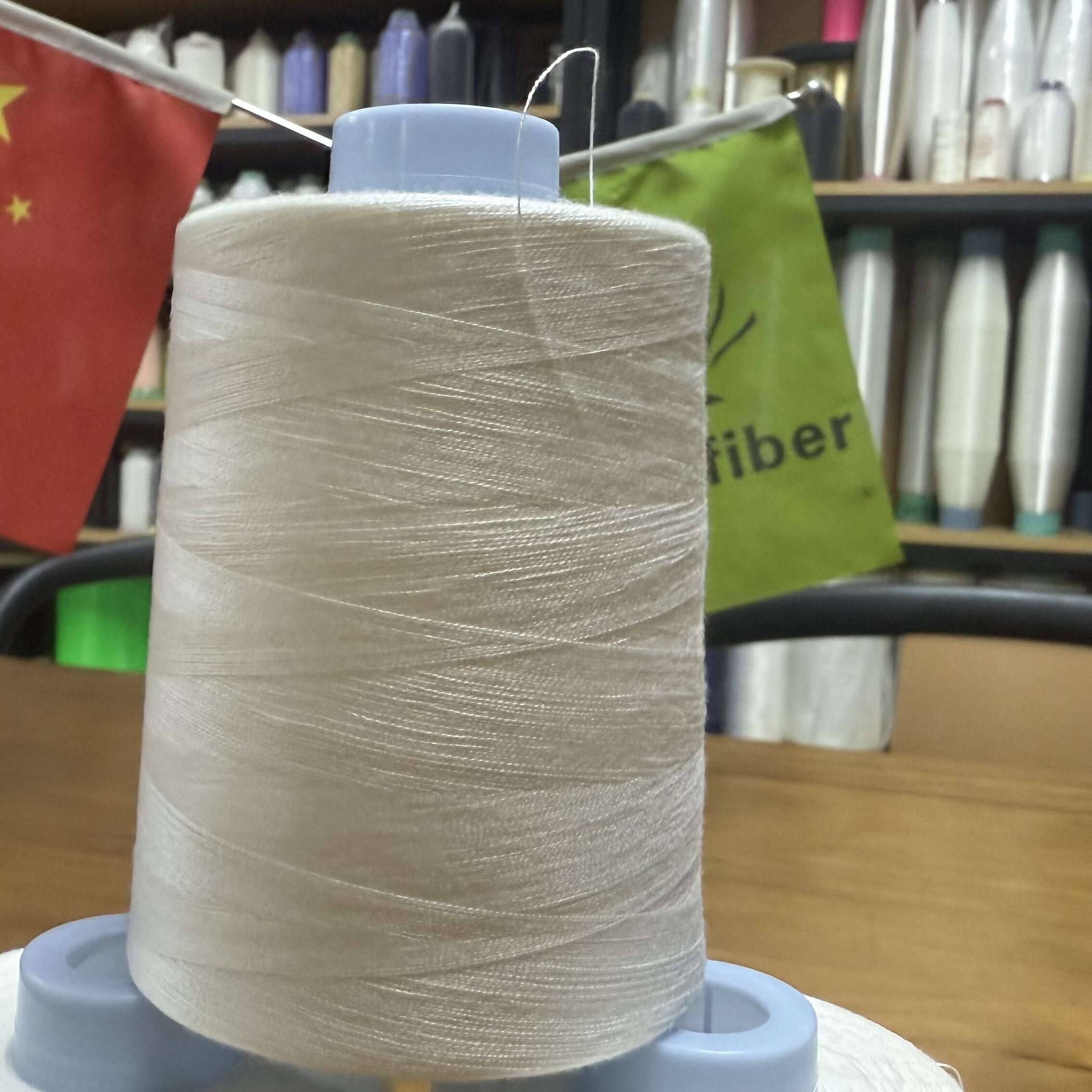 100% PVA Water Soluble Thread with 2F Yarn Count and 4000 Meter Length for Eco-Friendly Sewing and Embroidery