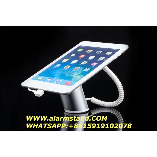 COMER anti theft tablet display stand floor stands for kiosks with alarm and charging cord