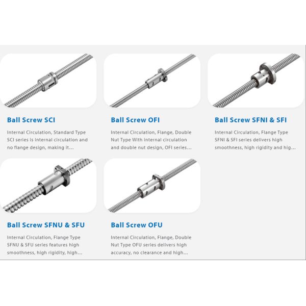 SFA5005 C7 Cnc Router Lead Screw High Precision Lead Screw High Strength