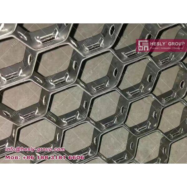 2”(50.8mm) height Hexmesh for refractory lining | standard package 20pcs | many alloys in stock