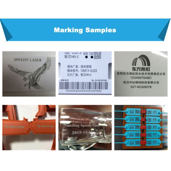 Portable 3W UV Laser Marking Engraving Machine / UV Laser Marking Equipment EZCAD software