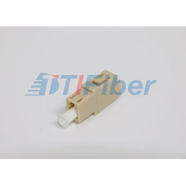 High Stability LC Fiber Optic Adapter For Lan / Wan , Good Temperature Performance
