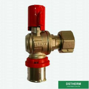 China Lockable Brass Union Ball Valve With Press Connector 1/2 - 1 on sale