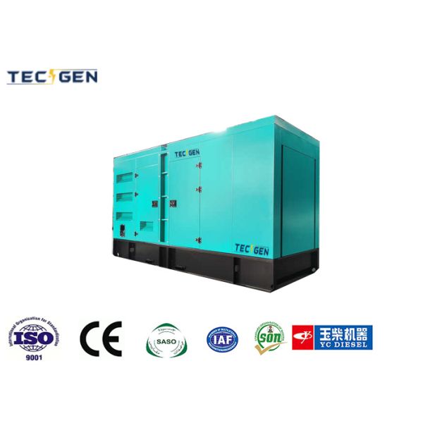 280kW Yuchai Power Generator Silent Diesel Genset With Chinese Diesel Engine 1500rpm