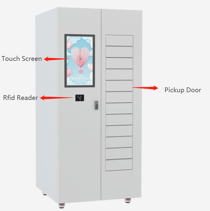 Electronic Smart Tool Vending Locker Machine 20 Door Tool Cabinet Cold Rolled Steel