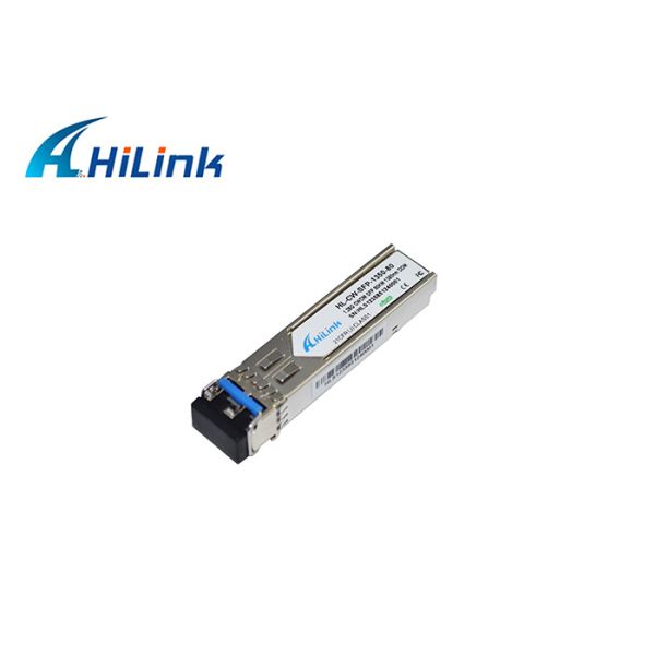 1000BASE-ZX Dual LC 1.25G DDM 1350nm 80km CWDM SFP for CWDM Systerm