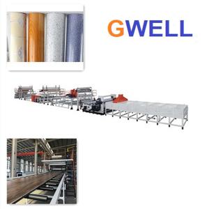 Wholesale PVC Wide Floor Leather making machine Parquet Flooring Production Line 400kg H from china suppliers