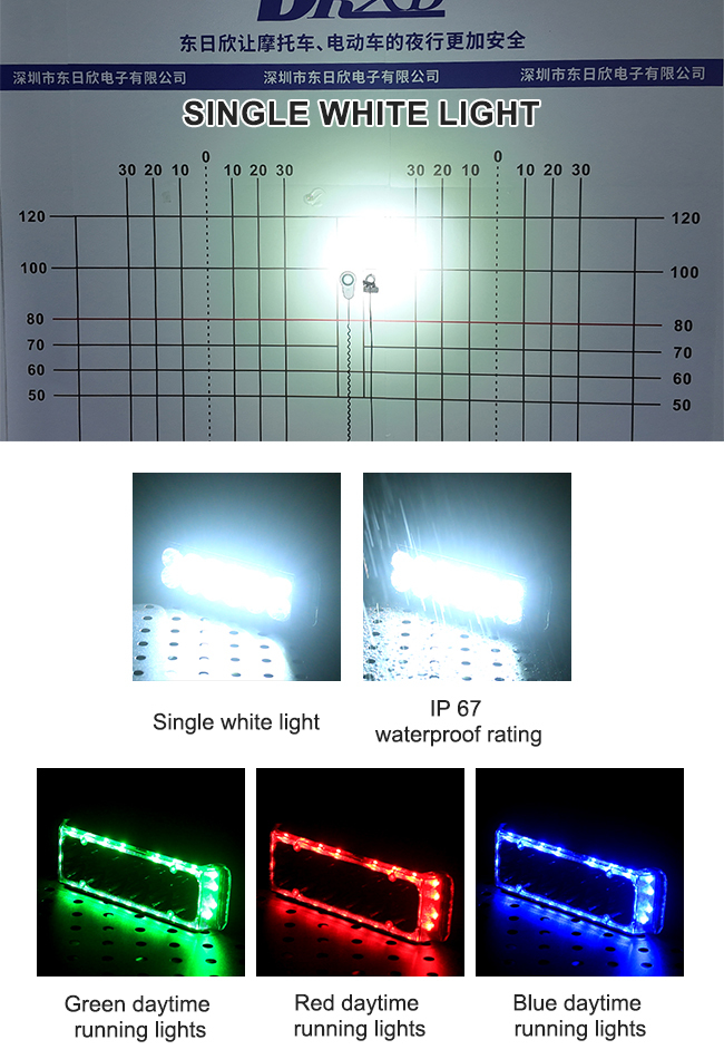 3200LM Motorcycle External Spotlight 32W For Riding Illumination