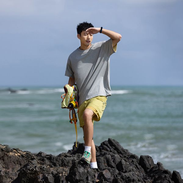Cool 7A Antibacterial Moisture Wicking Quick Dry Breathable Couple Short Sleeve T-Shirt, Summer Outdoor Sports Casual Tee