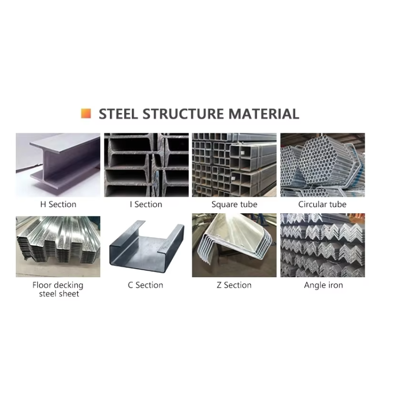 Prefabricated Modular Industry Iron Structure Fabrication Structural Hangar Warehouse Building for Workshop