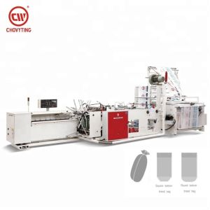 Wholesale LDPE HDPE CPP Square Bottom Bread Plastic Bag Making Machine from china suppliers