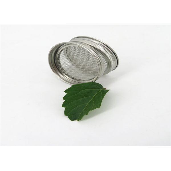 Sliver Stainless Steel Sprouting Lids Seed Sprouting Screen For Wide Mouth Mason Jars