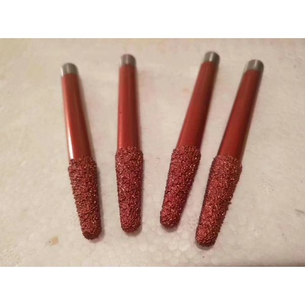 Granite / Bluestone Vacuum Brazed Diamond Tools Stone Router Bit High Strength